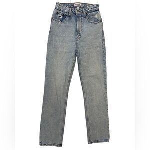 Abercrombie & Fitch Jeans 2 26 Curve Love Ankle Straight Ultra High Rise Light